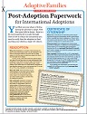 Post-Adoption Paperwork for International Adoptions